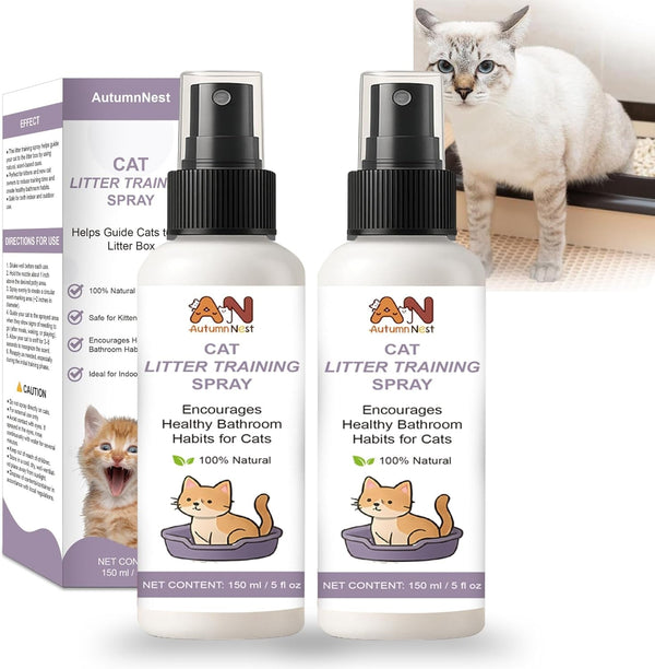 Cat Litter Training Spray – 150Ml Natural Attractant for Cats & Kittens – Helps Guide Proper Litter Box Use – Indoor Toilet Training Aid10