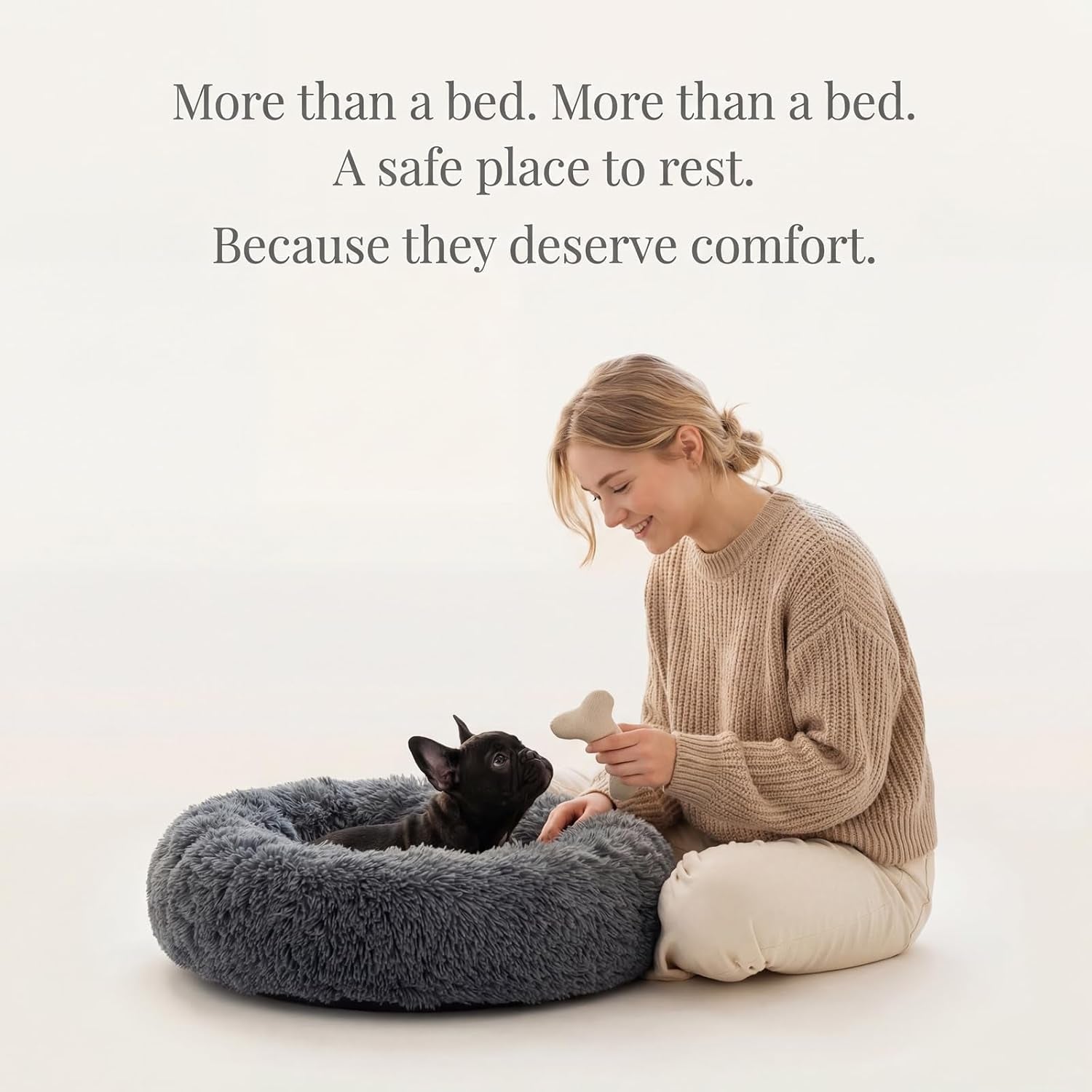 small-calming-dogs-bed-for-small-dogs-anti-anxiety-machine-washable-fluffy-luxury-anti-slip-waterproof-mute-base-warming-cozy-soft-pet-puppy-round-bed