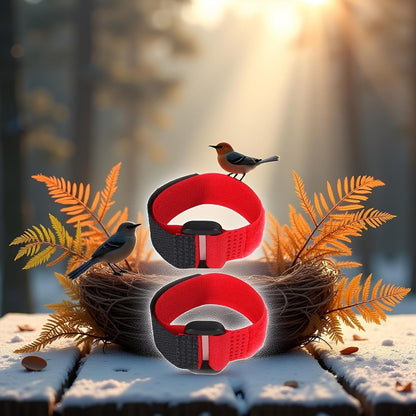 2Pcs Red Crow Rooster Collar, Crow Collar Rooster Collarno Crow Noise Neck Belt for Roosters Collars, Harnesses and Leashes Nylon Prevent Chickens from Screaming Basic Dog Collars Basic Collars9