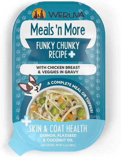 Weruva Meals 'N More Natural Wet Dog Food, Belly Belly Nice! Digestive Support Variety Pack, 3.5Oz Cup (Pack of 10)14
