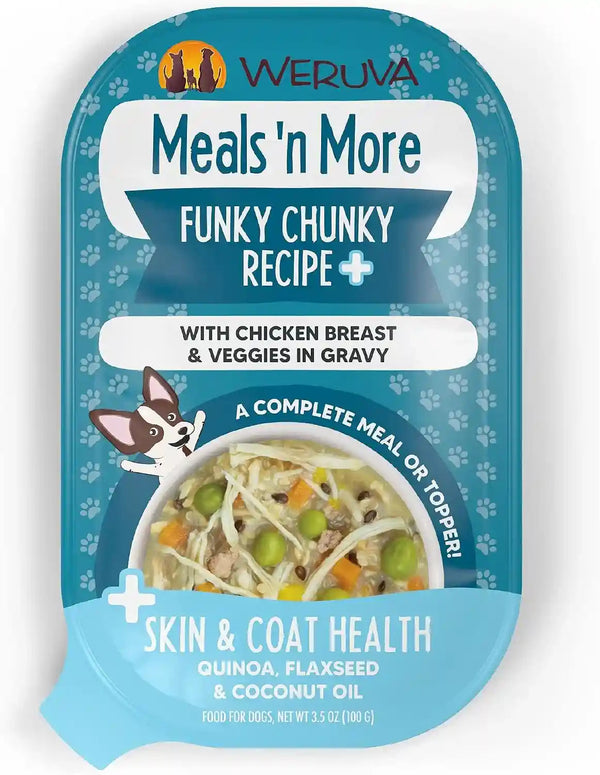 Weruva Meals 'N More Natural Wet Dog Food, Belly Belly Nice! Digestive Support Variety Pack, 3.5Oz Cup (Pack of 10)14