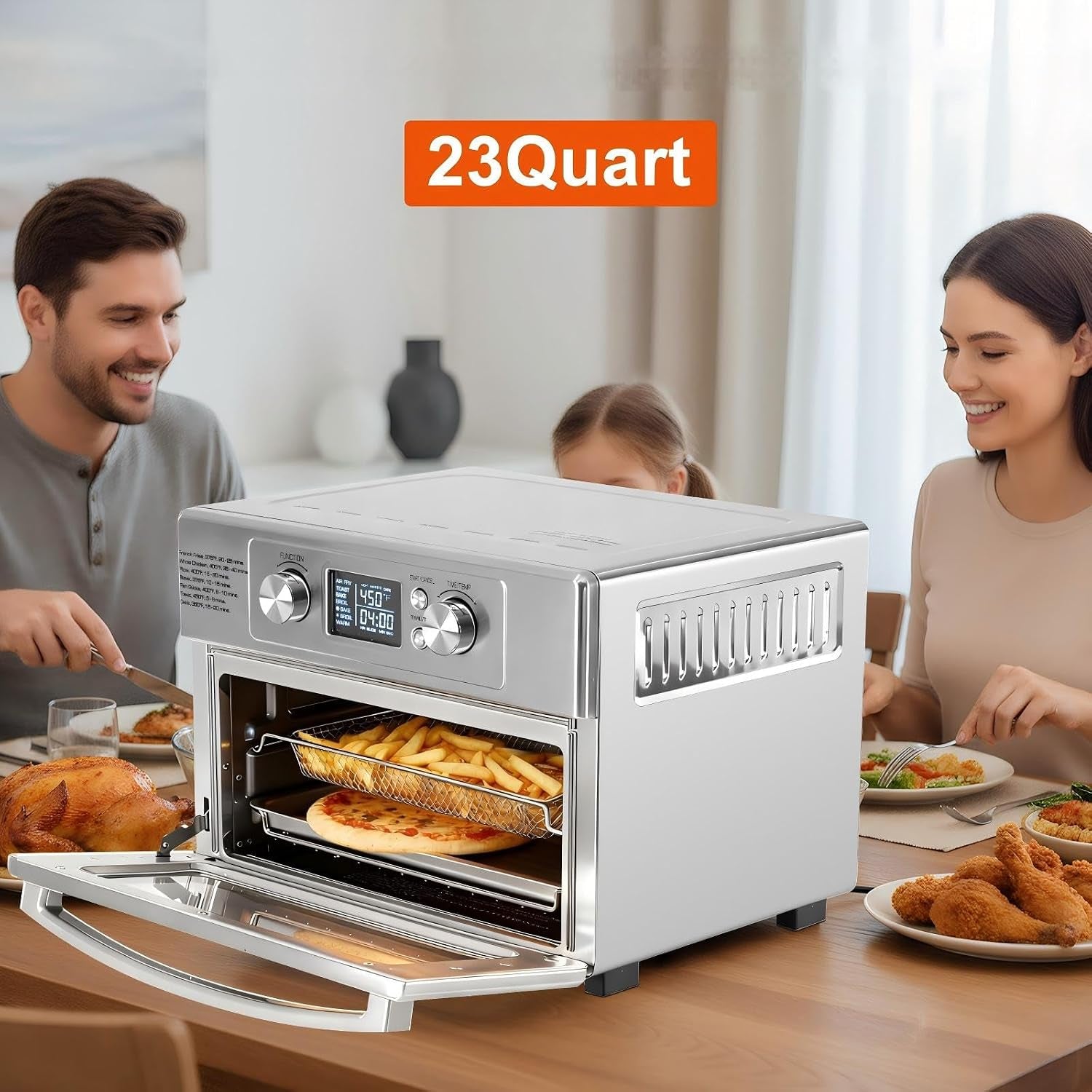 air-fryer-toaster-oven-combo-23qt-toaster-ovens-countertop-180-450-f-adjustable-temp-60-min-auto-off-timer-4-in-1-air-fry-toast-broil-bake-stainless-steel-accessories-included