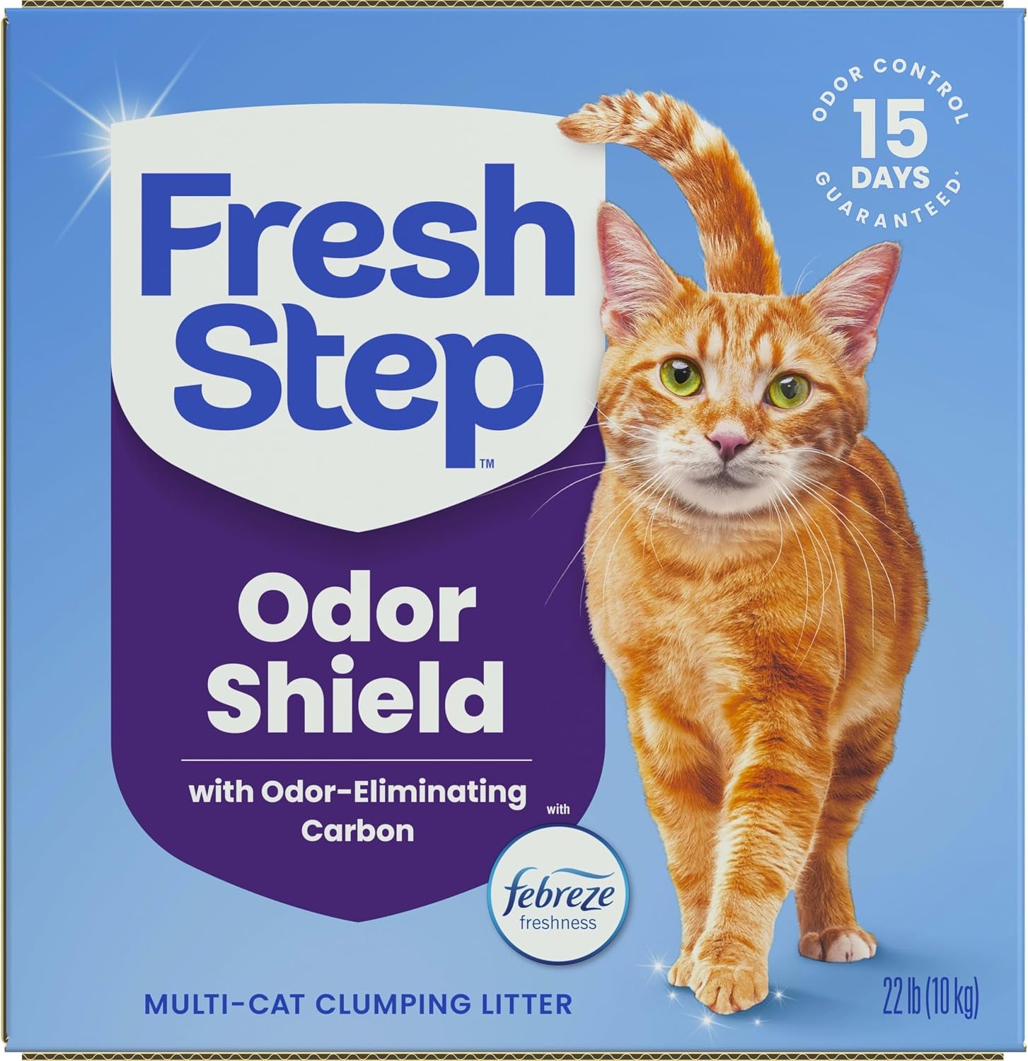 fresh-step-odor-shield-multi-cat-clumping-litter-with-febreze-freshness-odor-eliminating-carbon-ammonia-block-technology-22-lb-box