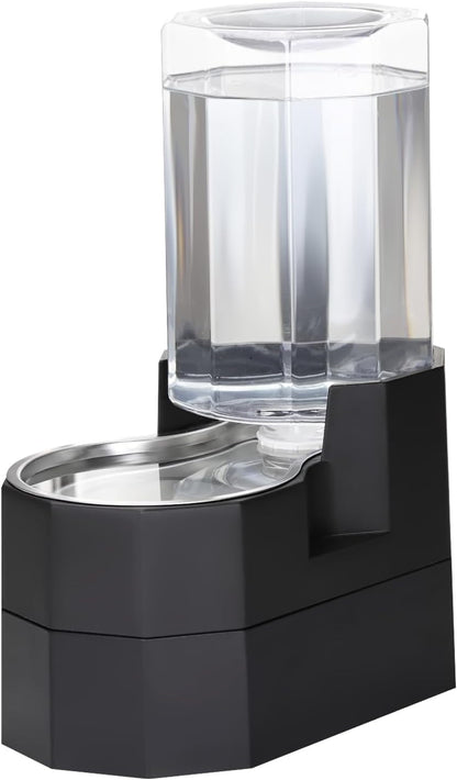 Sfozstra 5L Cat Gravity Water Bowl Dispenser: Stainless Steel Bowl | No Power Needed / No Filter Required / Spill Proof Design / Easy Cleaning / Cats & Small Dogs / Home Crate Area & Travel14