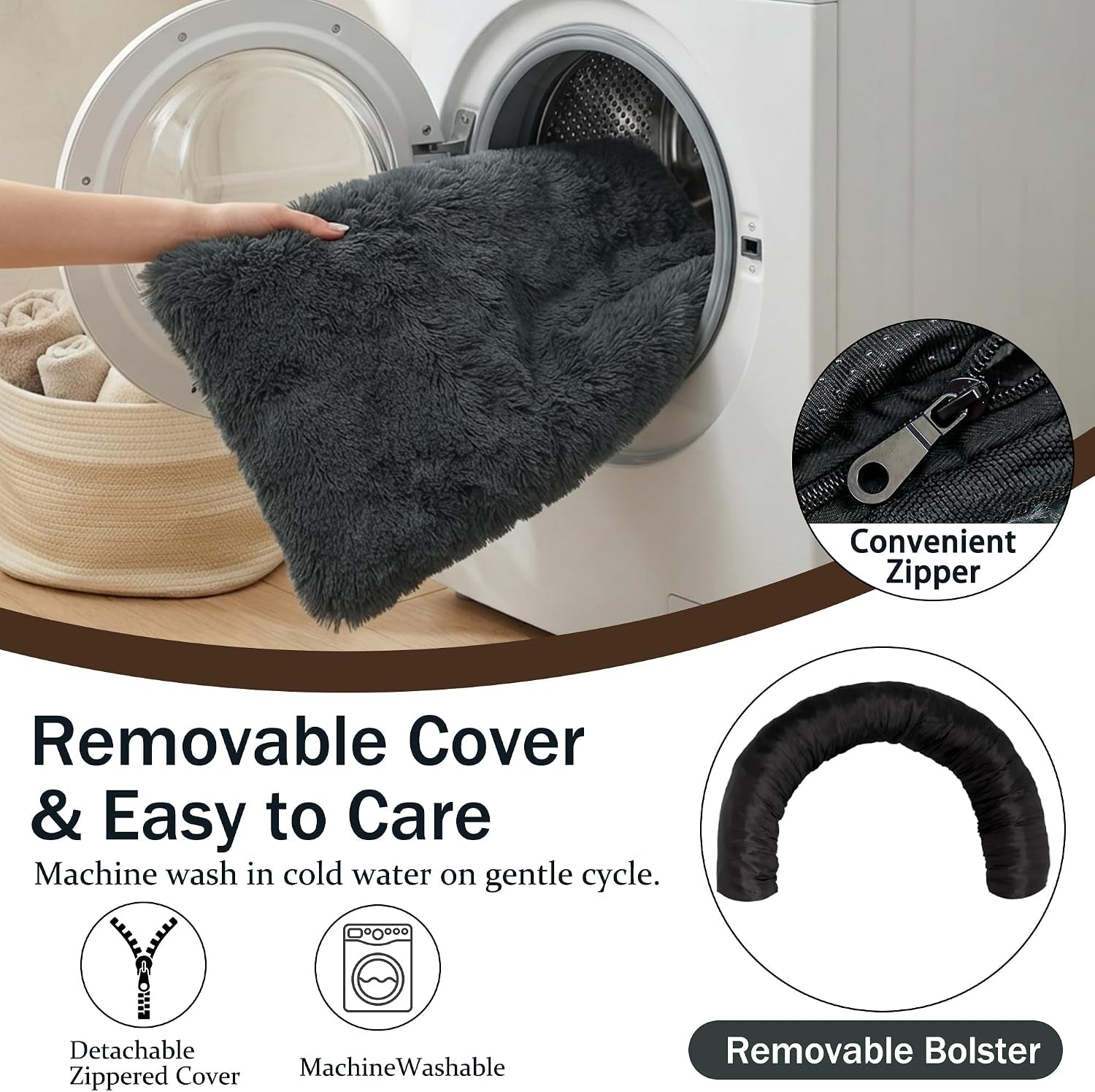 calming-dog-bed-for-couch-thickened-plush-dog-mat-with-raised-bolster-washable-pet-sofa-bed-furniture-protector-non-slip-dog-couch-cover-for-small-medium-large-dogs-cats-dark-gray-x-small