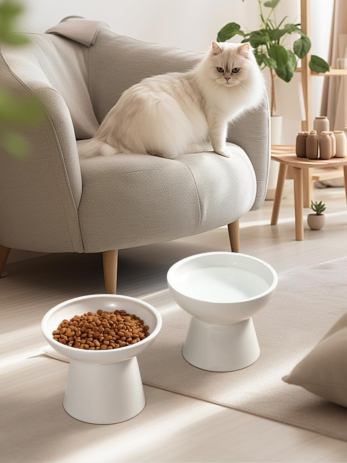 loejan-elevated-cat-food-and-water-bowls-set-extra-wide-and-raised-ceramic-bowls-anti-vomit-whisker-free-pressure-cat-feeder-for-kittens-to-adult-cats-and-small-dogs-white-water-bowl