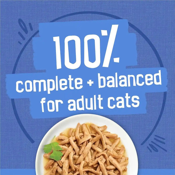 Purina Friskies Wet Cat Food Variety Pack, Shreds with Beef, Turkey and Cheese Dinner, Chicken and Salmon Dinner, and with Ocean Whitefish and Tuna - (Pack of 40) 5.5 Oz. Cans5