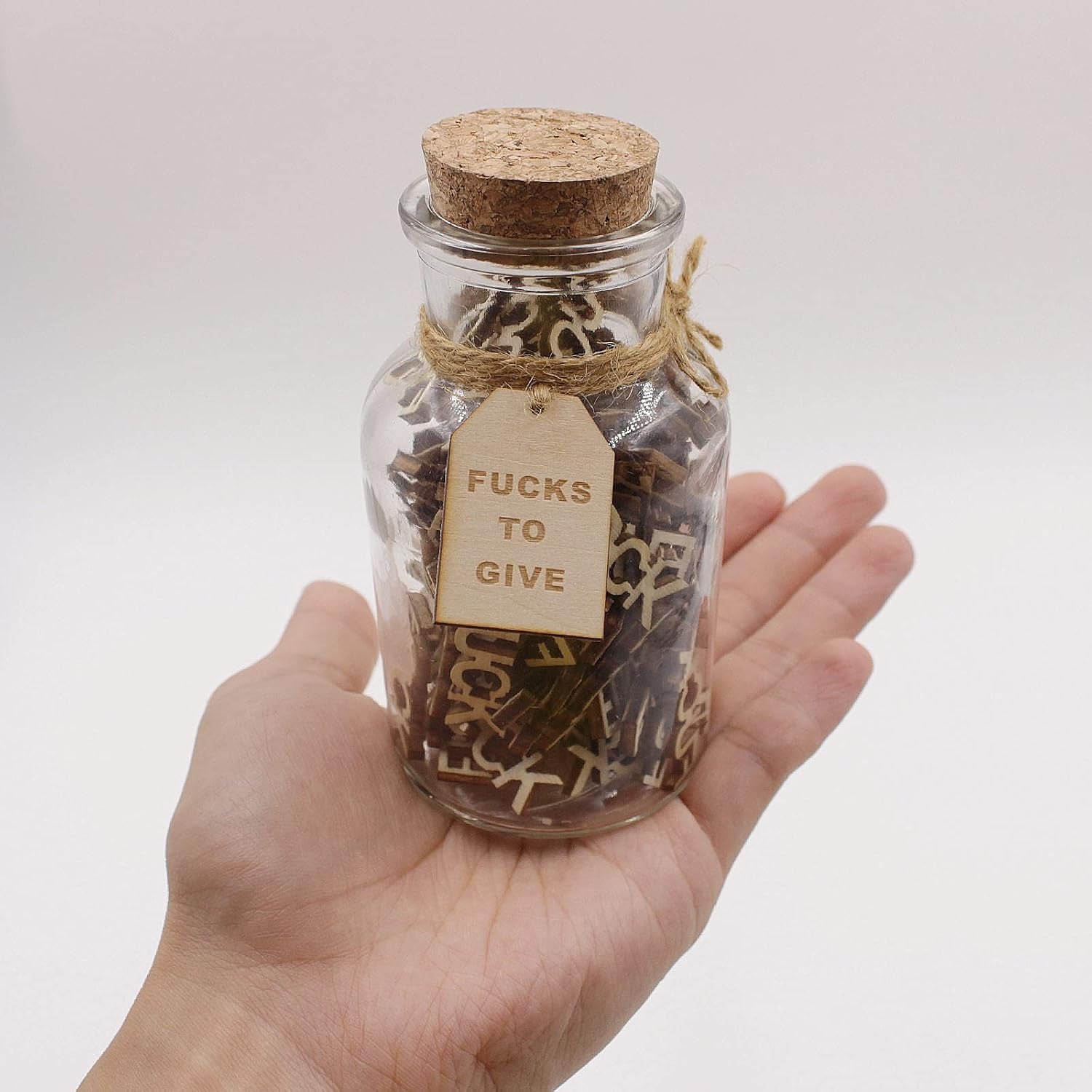fuck-jar-5oz-gift-jar-fucks-to-give-fuck-wooden-cutout-letter-piece-bad-mood-vent-spoof-birthday-day-holiday-thanksgiving-christmas-gifts-to-friend-gag-funny-gift