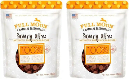 Full Moon® Essential Chicken Savory Bites Dog Treats 16 Oz | Human Grade, No Corn, No Wheat, No Soy, Glycerin Free, Made in the USA10