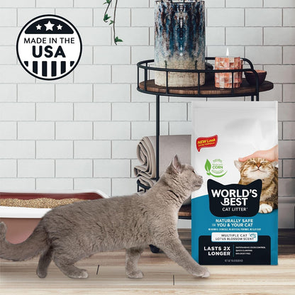 World'S Best Cat Litter, Lotus Blossom Scented, Odor Control, 32 Lb Bag5