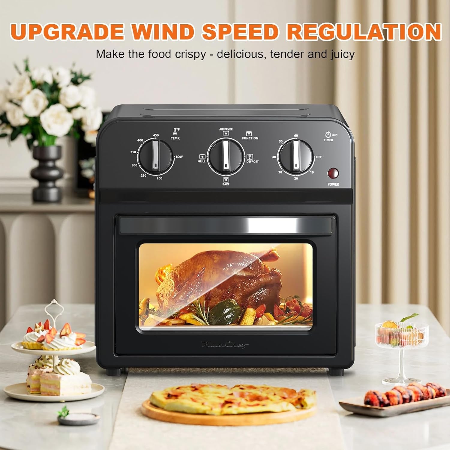 4-slice-air-fryer-toaster-oven-combo-360-hot-air-circulation-larger-capacity-timer-temp-control-stainless-steel-7-in-1-convection-oven-countertop-low-oil-for-family-cooking-black