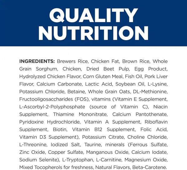 HILL'S PRESCRIPTION DIET K/D Kidney Care Dry Dog Food | #1 Veterinarian Recommended, Chicken Recipe, 8.5 Lb. Bag4