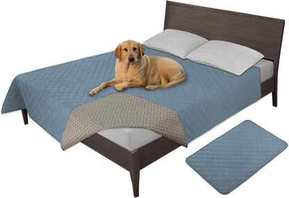 Easy-Going 100% Waterproof Dog Bed Cover, Non-Slip Pet Blanket for Furniture, Washable Couch Cover, Repleasement Sofa Cover (68X82 In,Gray)9
