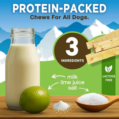 Ecokind Yak Cheese Himalayan Dog Chews, Yak Chews for Large Dogs, 4-5 Bones | 1 Lb, Long Lasting for Aggressive Chewers, Only 3 Ingredient Natural High Protein Dental Dog Treats, No Additives or Lactose8