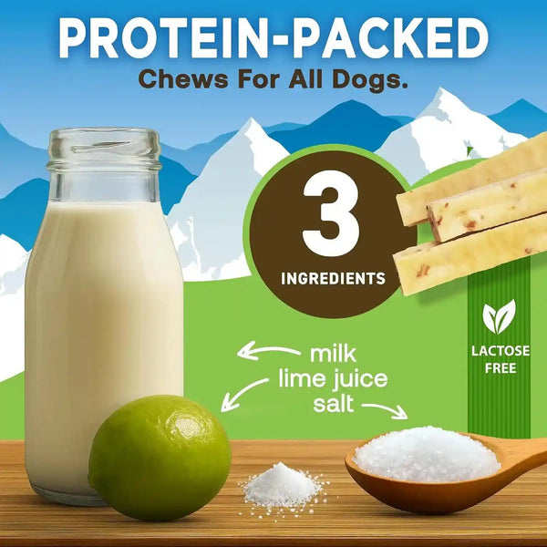 Ecokind Yak Cheese Himalayan Dog Chews, Yak Chews for Large Dogs, 4-5 Bones | 1 Lb, Long Lasting for Aggressive Chewers, Only 3 Ingredient Natural High Protein Dental Dog Treats, No Additives or Lactose8