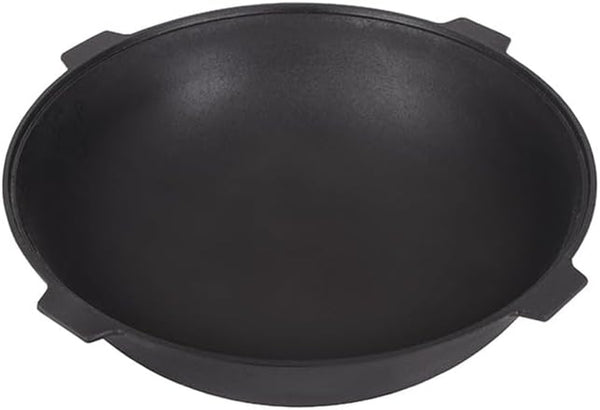 Cast Iron Asian Cauldron with Lid 12.7 Qt (12 L) Camp Fire Cooking Pot, Cast Iron Kazan for Making Pilaf, Dutch Oven Pot, Outdoor Camping Cookware, Induction Safe, Black2