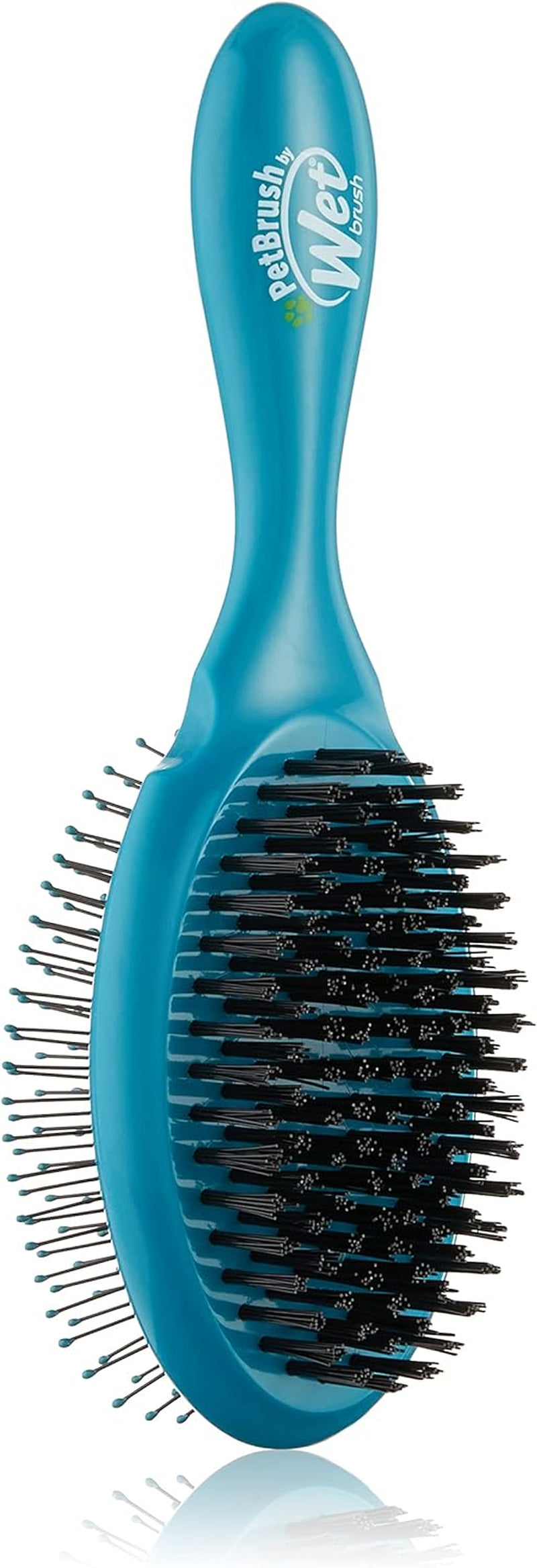 wet-brush-ultimate-dual-sided-detangling-brush-ultra-soft-intelliflex-bristles-removes-loose-hair-dirt-for-dogs-cats-rabbits-teal