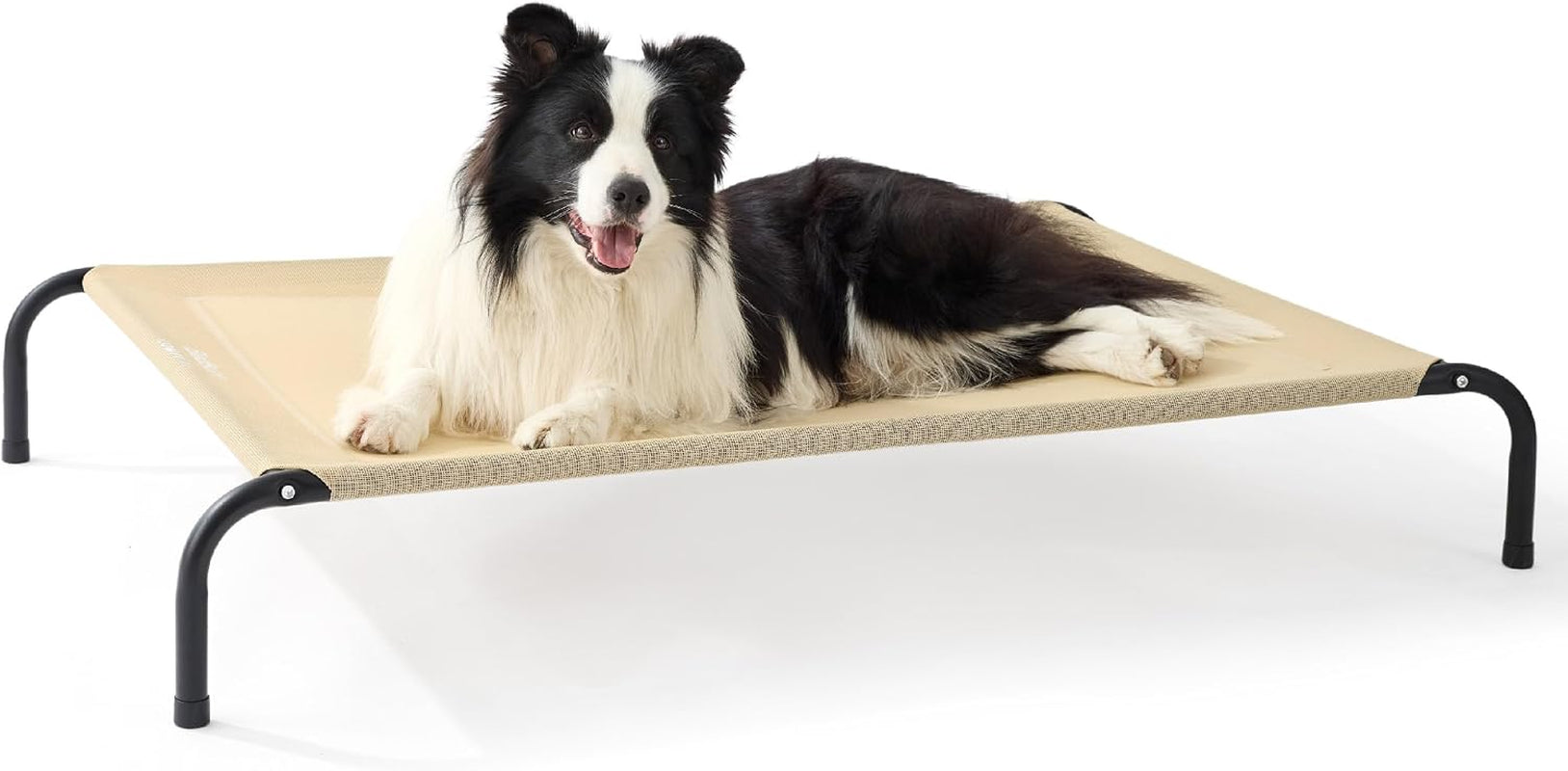 bedsure-outdoor-elevated-cooling-dog-bed-large-sized-dog-49in-grey-portable-raised-camping-pet-cot-hammock-breathable-teslin-mesh-weather-resistant-for-large-pets-up-to-85-lbs-easy-to-assemble