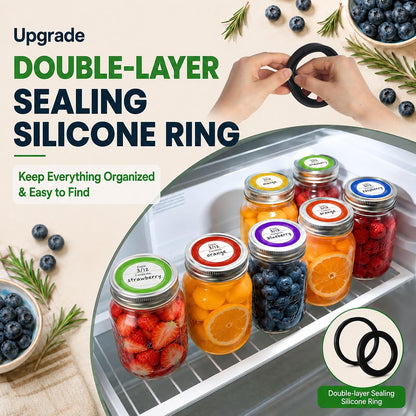 M11 Electric Mason Jar Vacuum Sealer Kit - with Wide and Regular Mouth Mason Lids, Jar Vacuum Sealer for Canning Jars, Vacuum Sealing Machine for Food Storage Black4
