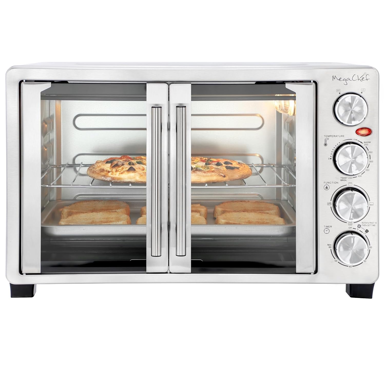 31-7-liter-french-door-multi-function-electric-toaster-oven-with-broil-bake-and-toast-functions