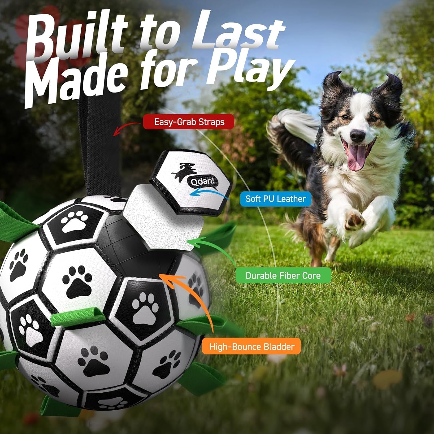 qdan-dog-toys-dog-balls-6-inch-dog-soccer-ball-with-straps-herding-balls-dog-birthday-toy-balls-for-20-40lbs-dogs-outdoor-puppy-toys-to-keep-them-busy-interactive-toy-for-tug-pool-water-toy-ball