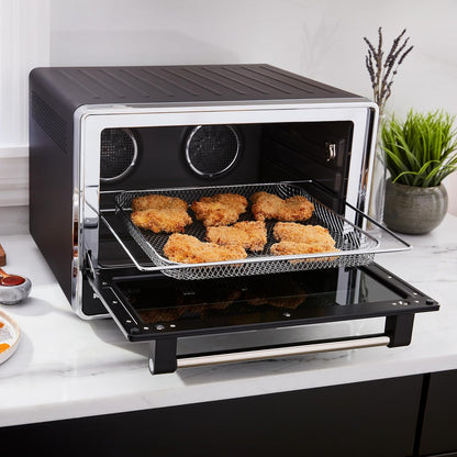 Kitchenaid Dual Convection Countertop Oven W/Air Fry and Temp Probe, KCO224 | No-Flip Air Fry Basket and 360° Air Fry System, 12 Preset Cooking Modes, Even-Heat Technology, Includes 9X13 Inch Baking Pan8