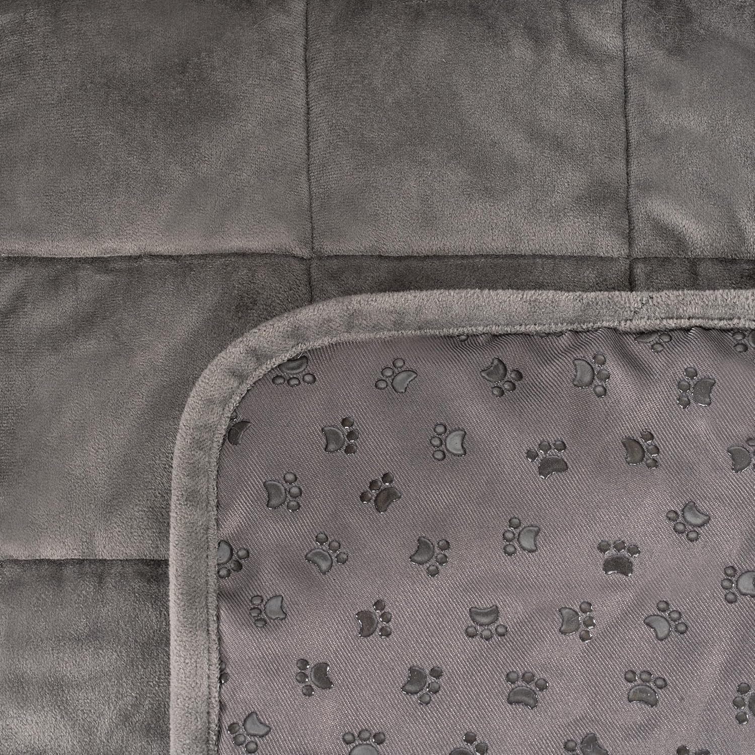 surefit-pet-otis-quilted-3-sided-bolster-pet-bed-waterproof-couch-protector-for-dogs-cats-plush-fabric-odor-control-machine-washable-non-slip-large-46-in-x-32-in-dark-gray
