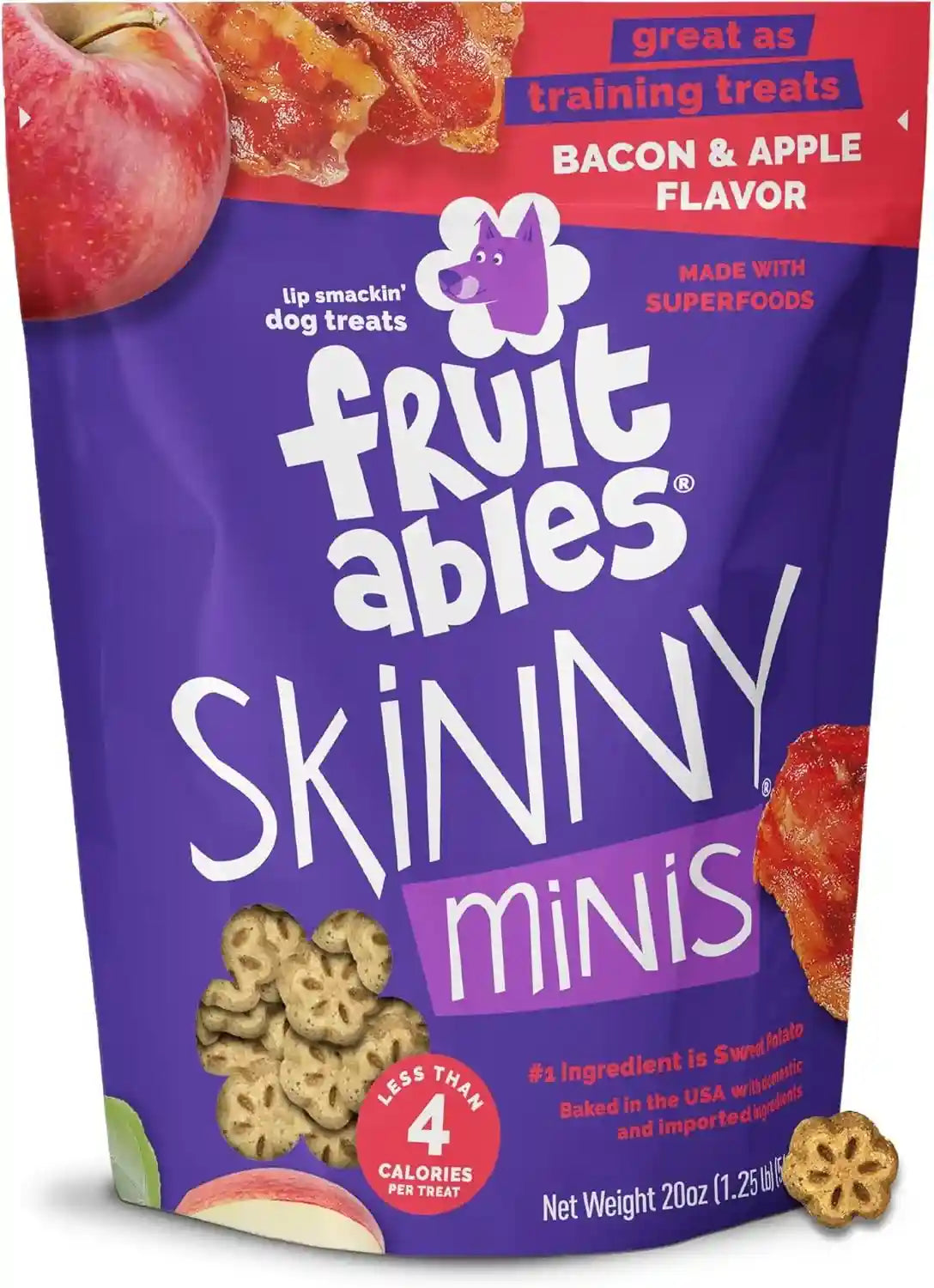 fruitables-skinny-mini-dog-treats-training-treats-bacon-apple-12oz-healthy-dog-treats-crunchy-dog-biscuits-healthy-puppy-treats-limited-ingredient-training-rewards-made-in-usa