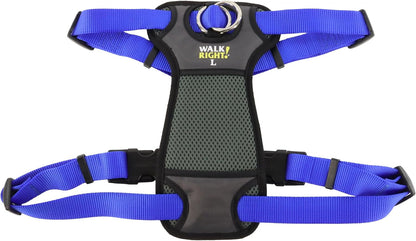 Coastal Pet Walk Right Front-Connect No-Pull Padded Dog Harness - Adjustable & Comfortable Dog Harness - Small & Large Breed Fit - Quality Pet Supplies - Black, LRG (26"-38")12