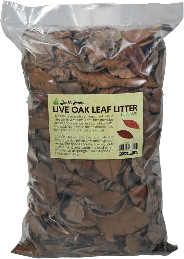 Josh'S Frogs Organic Live Oak Leaf Litter, 1 Gallon/500 Leaves | USA Collected1