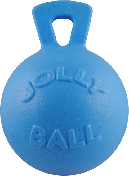 Jolly Pets Tug-N-Toss Heavy Duty Dog Toy Ball with Handle, 8 Inches/Large, Red (408 RD)11