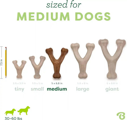 Benebone Wishbone Durable Dog Chew Toy for Aggressive Chewers, Real Bacon, Made in USA, Medium4