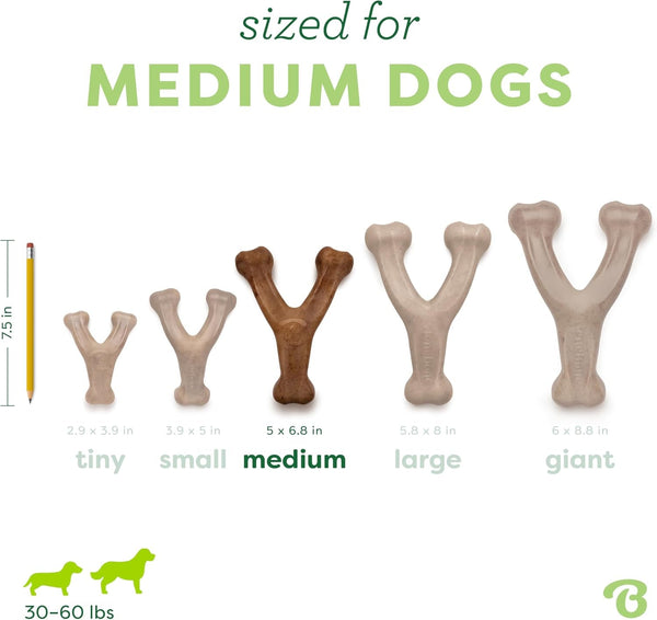 Benebone Wishbone Durable Dog Chew Toy for Aggressive Chewers, Real Bacon, Made in USA, Medium4