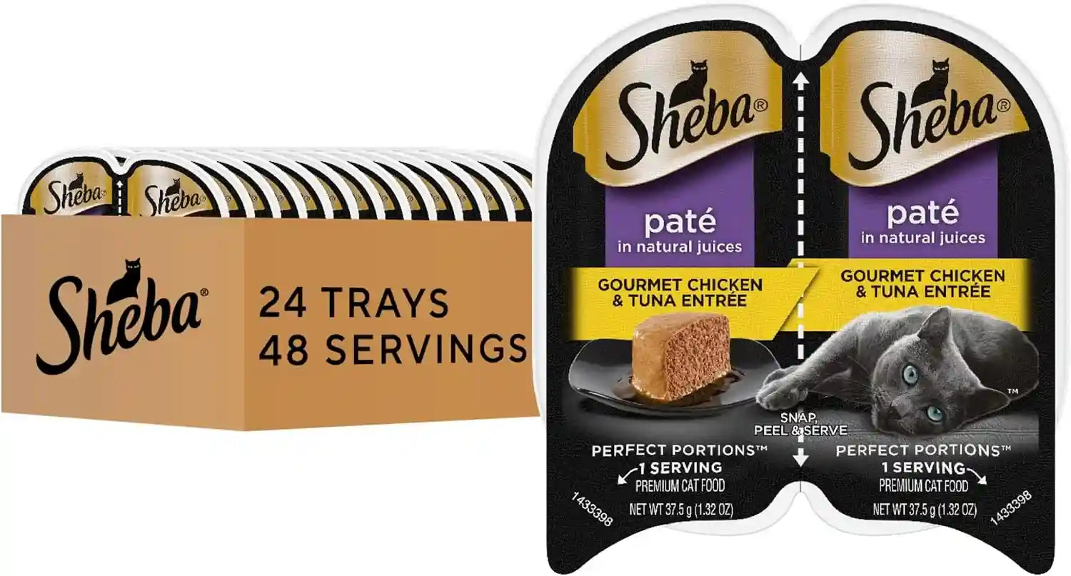 sheba-perfect-portions-pate-wet-cat-food-savory-chicken-2-6-oz-24-ct-grain-free-48-servings-no-fillers-made-in-usa-real-meat-complete-balanced-essential-vitamins-twin-pack-trays