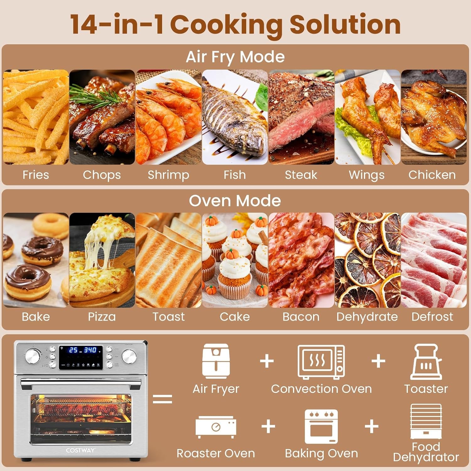 14-in-1-air-fryer-toaster-oven-combo-1700w-dual-cook-26-qt-large-capacity-stainless-steel-countertop-convection-oven-led-display-7-accessories