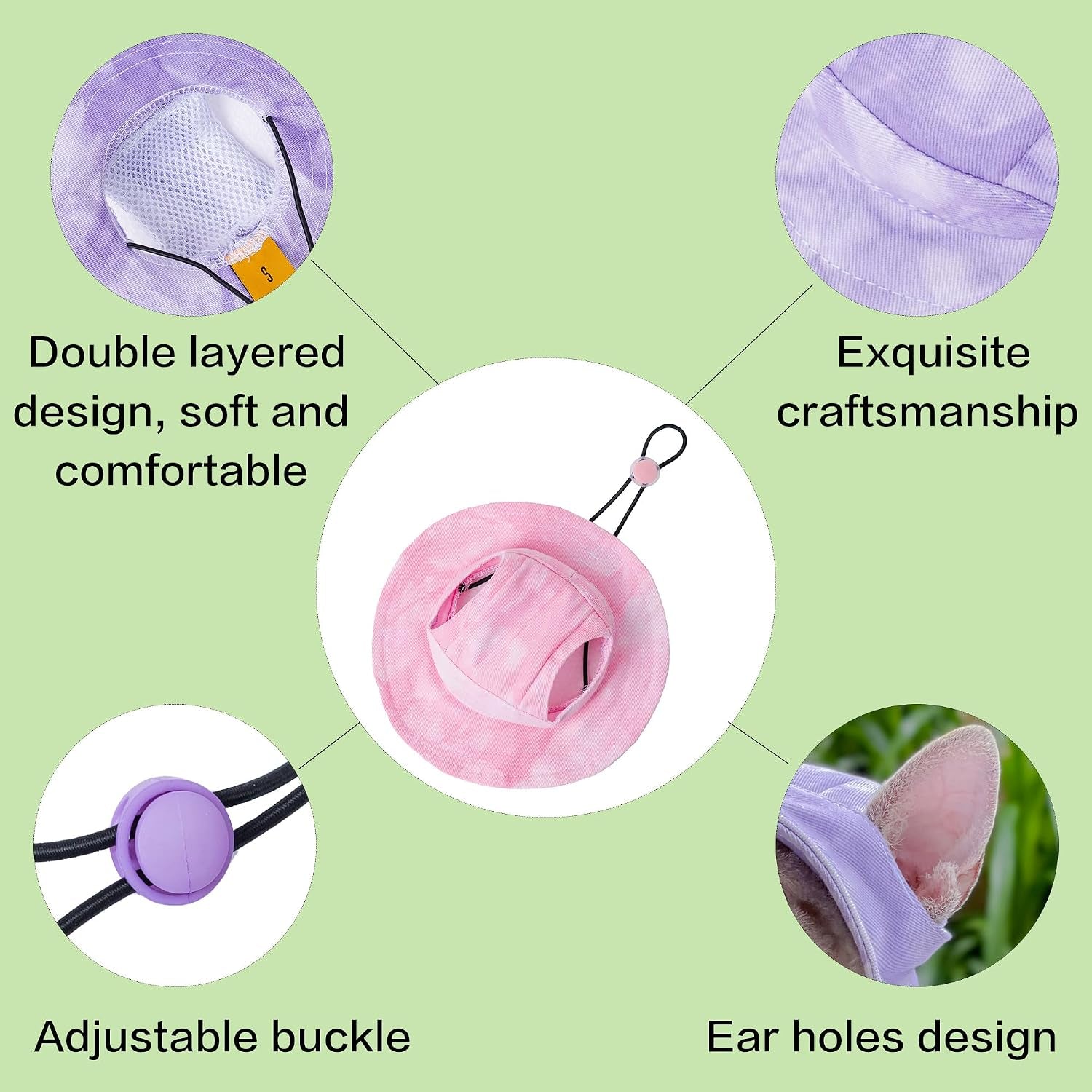 pet-hat-with-ear-holes-sunscreen-baseball-cap-suitable-for-small-and-medium-sized-dogs-outdoor-climbing-hat-in-summer-pet-products-pink-large