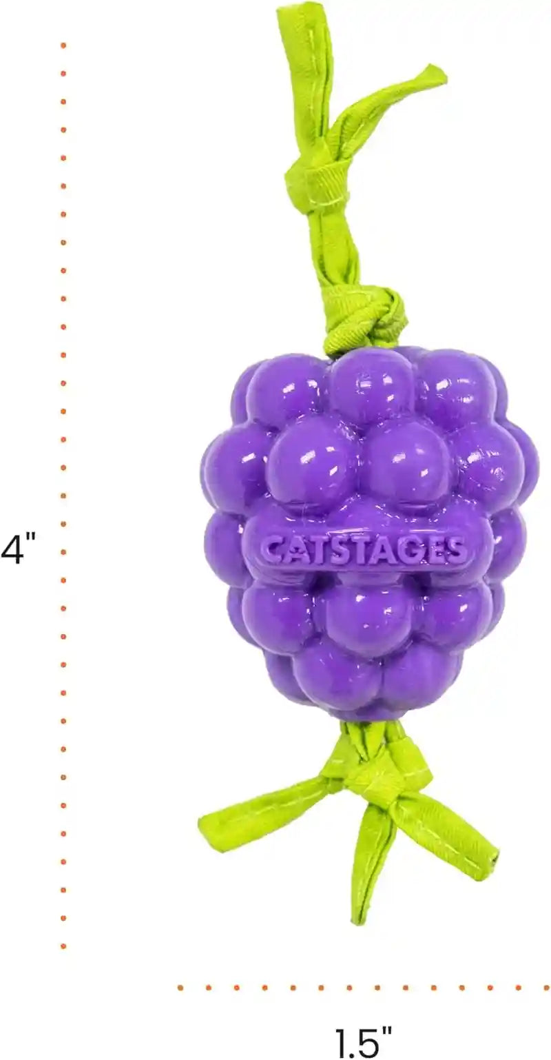 catstages-bouncing-grape-teether-cat-toy-soft-and-textured-chew-catnip-oil-coating
