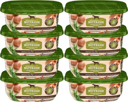 Nutrish Savory Favorites Wet Dog Food Variety Pack, 8 Oz Tubs (Rachael Ray) | Pack of 6, Includes 3 Delicious Flavors of Chicken Paw Pie, Hearty Beef Stew & Savory Lamb Stew, No Artificial Flavors10