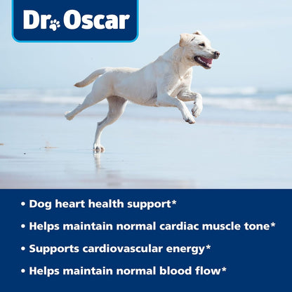 Taurine Supplement for Dogs Meets RDA of 500 Mg per 25Lbs Weight unlike Most Alternatives, 120Ct, Helps Maintain Dog Heart Health, Normal Function of the Cardiac Muscle & Normal Blood Flow5