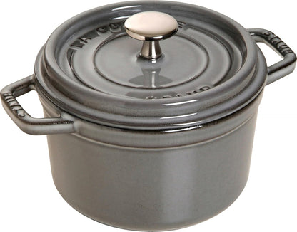 Staub Mini round Dutch Oven 0.75-Quart Graphite Grey by Staub (Stove)1