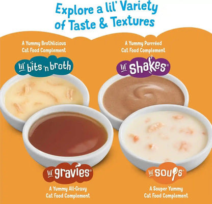 Purina Friskies Natural, Grain Free Lickable Cat Treats Lil’ Soups with Tuna in Chicken Broth - (Pack of 8) 1.2 Oz. Cups7