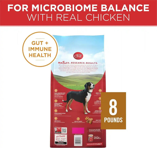 Purina ONE Chicken and Rice Formula Dry Dog Food - 8 Lb. Bag9
