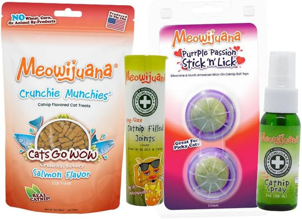 Meowijuana Premium Catnip Spray for Cats, 3 Oz | High Potency | Organic Catnip Oil Spray for Cats, 3 Oz; Redirects Scratching, Revives Toys; Made in USA, Safe for Multi-Cat Homes11