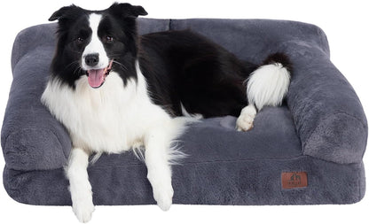 Hollypet Small Dog Large Cat Bed Puppy Couch Beds for Pets up to 25 Lbs | Fluffy Dog Cat Couch Plush Soft Warming Pets Beds with Machine Washable Cover and Non-Slip Bottom19