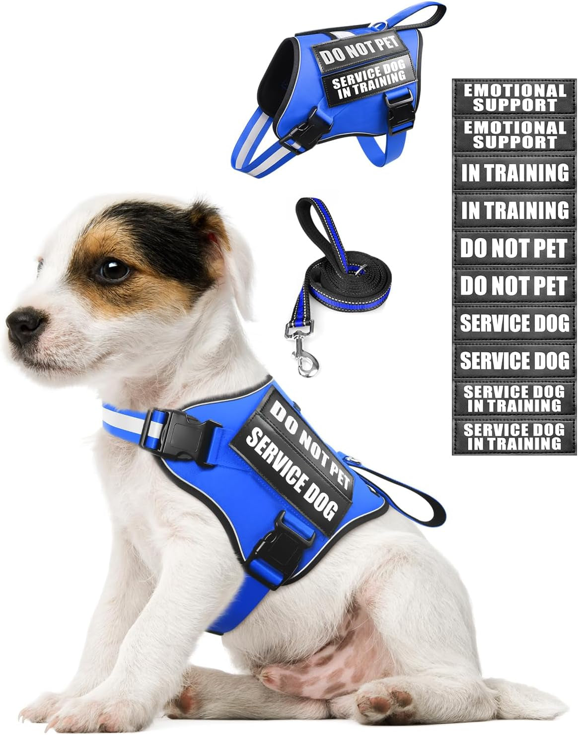 service-dog-vest-harness-and-leash-set-10-patches-no-pull-adjustable-reflective-dog-harness-with-soft-padded-handle-for-training-everyday-fit-small-medium-large-extra-large-dogsred-xl-no-pull-adjustable-reflective-service-dog-harness-large-sized-dog-leash-with-2-soft-padded-handles-for-training-working