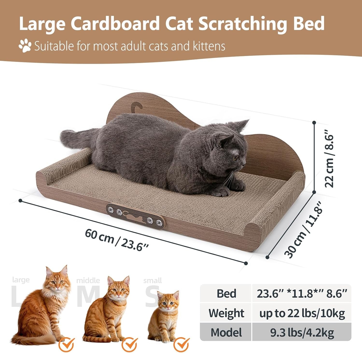 natuya-cat-scratcher-cardboard-lounge-bed-24-inch-large-cats-scratching-board-couch-durable-cat-scartch-pad-for-indoor-cats