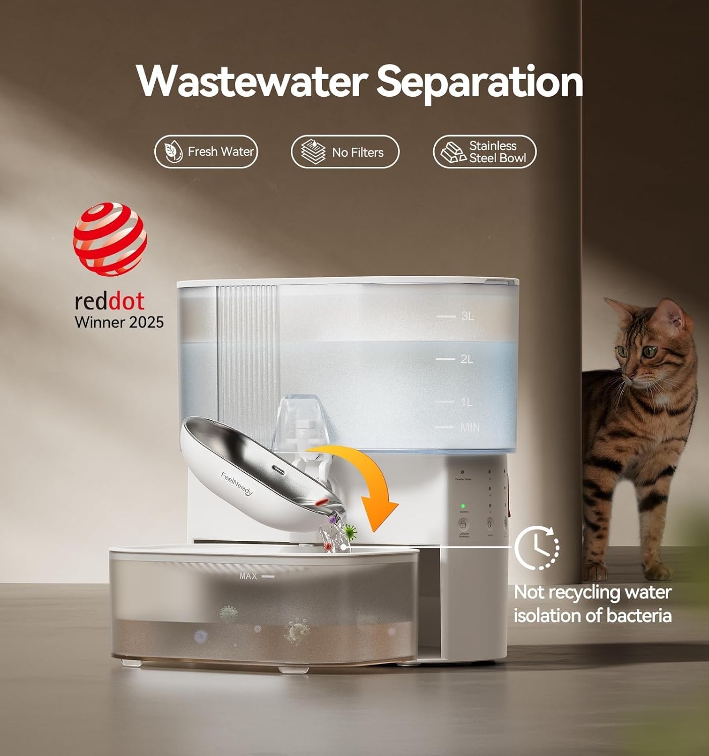 wireless-cat-water-fountain-no-filters-wastewater-separation-feelneedy-stainless-steel-bowl-3-5l-pet-water-fountain-for-cats-dogs-dispenser-white