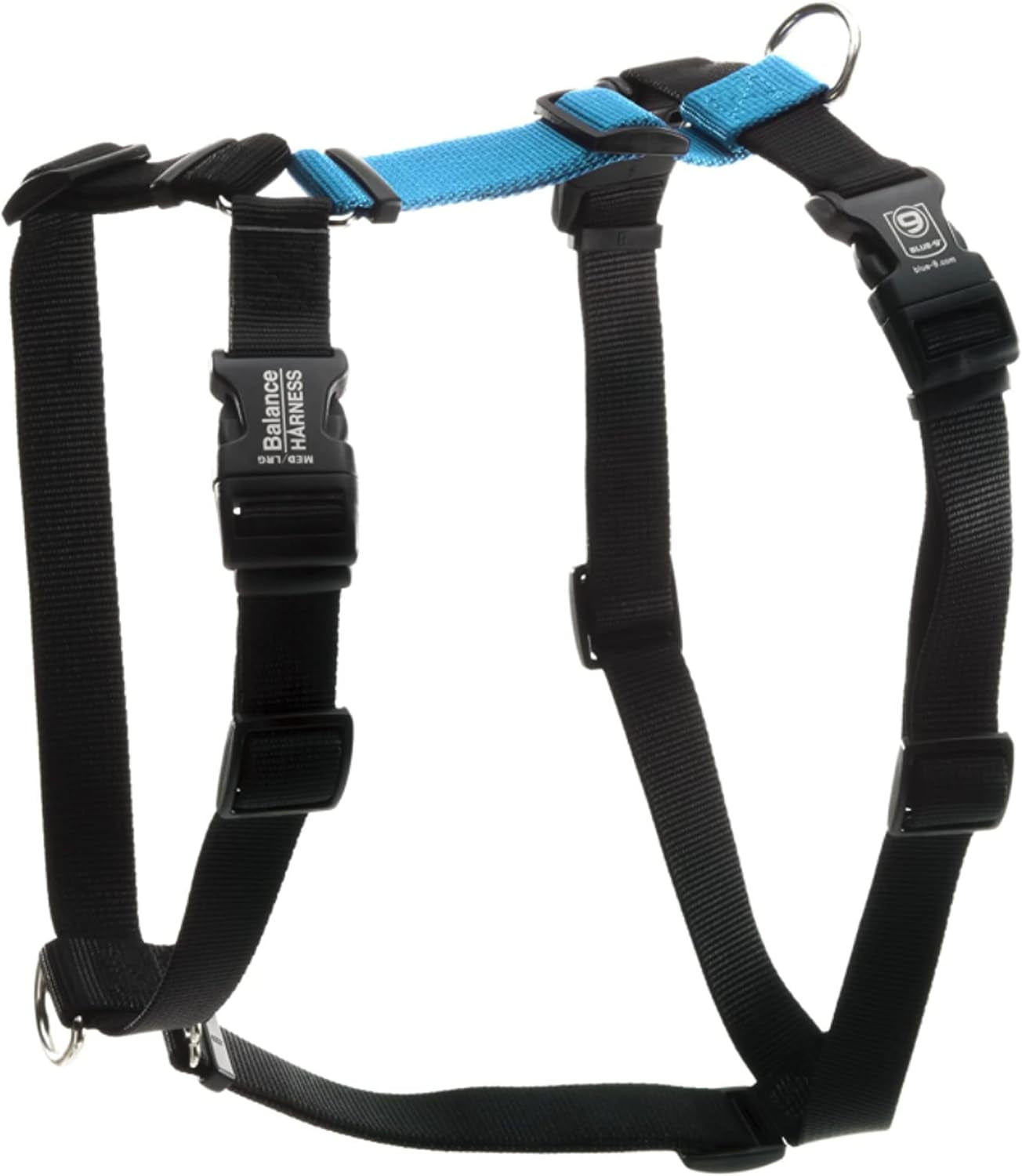 blue-9-buckle-neck-balance-harness-fully-customizable-fit-no-pull-harness-ideal-for-dog-training-and-obedience-made-in-the-usa-sky-blue-medium