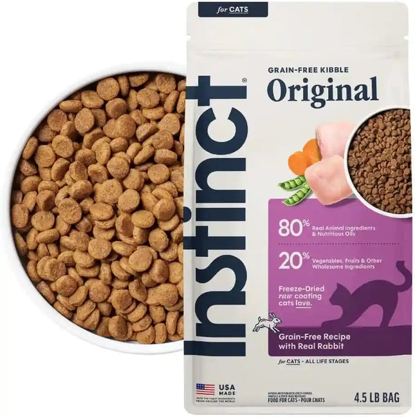 Instinct Original Dry Cat Food, Raw Coated Kibble, Real Chicken, 5 Lb. Bag | Raw-Coated Kibble with Cage-Free Chicken for Strong Muscles, Digestive Health, and Healthy Skin & Coat, Grain-Free10