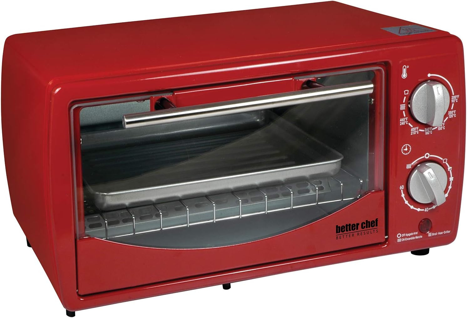 basic-toaster-oven-4-slice-60-minute-timer-slide-out-rack-bake-tray-broil-red